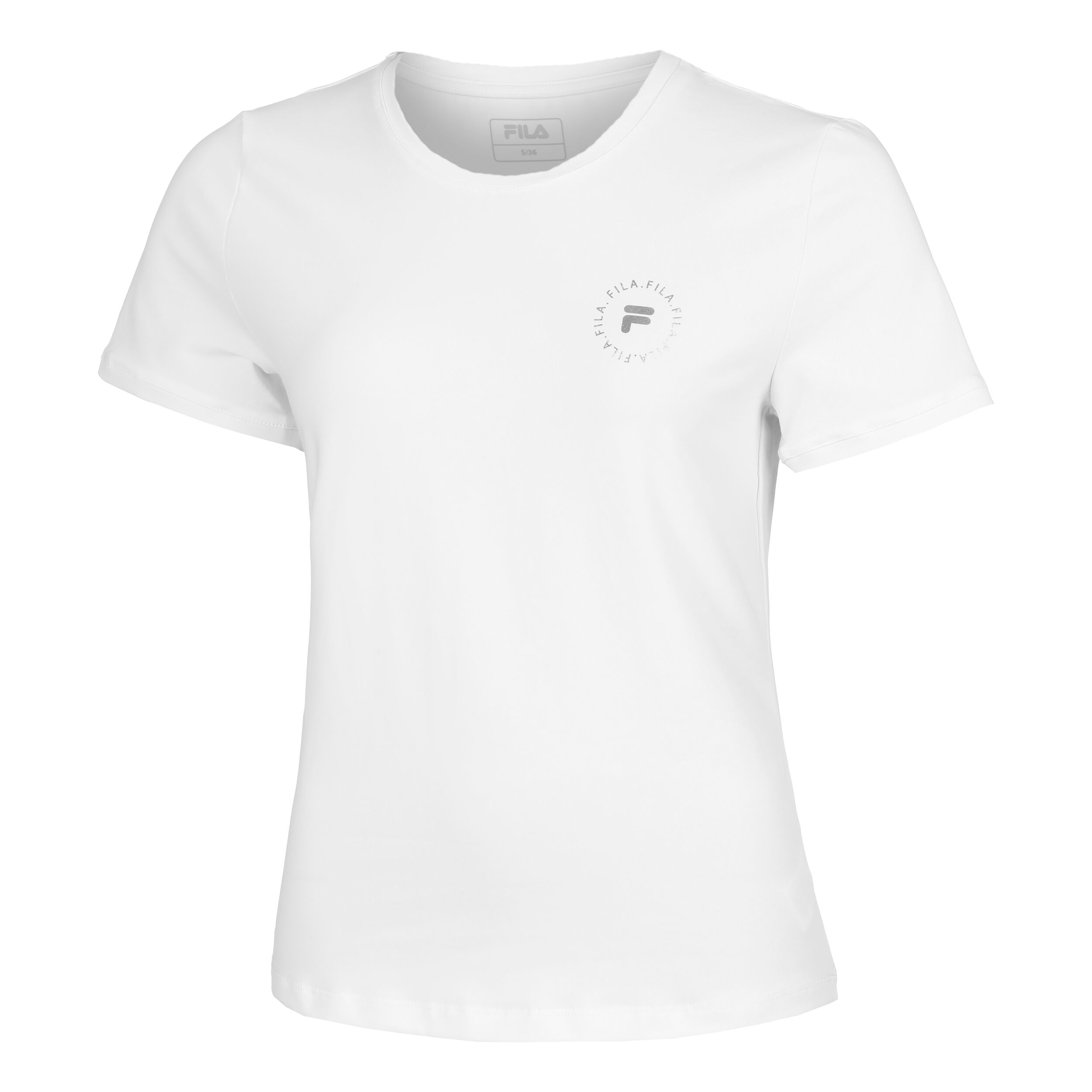Womens white fila t sales shirt