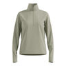 Essential Thermal Midlayer 1/2 Zip Running Shirt Women-Olive
