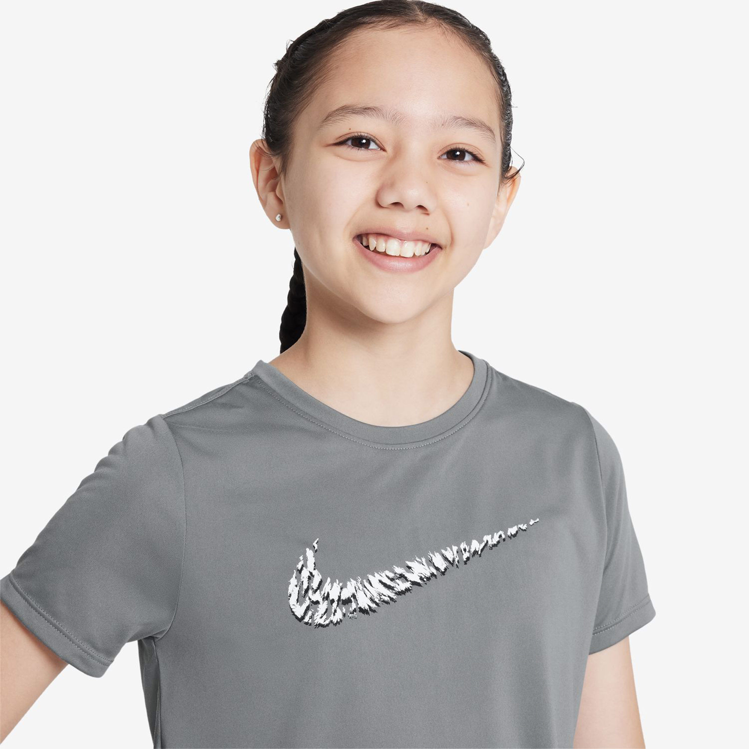 Buy Nike One GX VNR T Shirt Girls Grey online Tennis Point UK