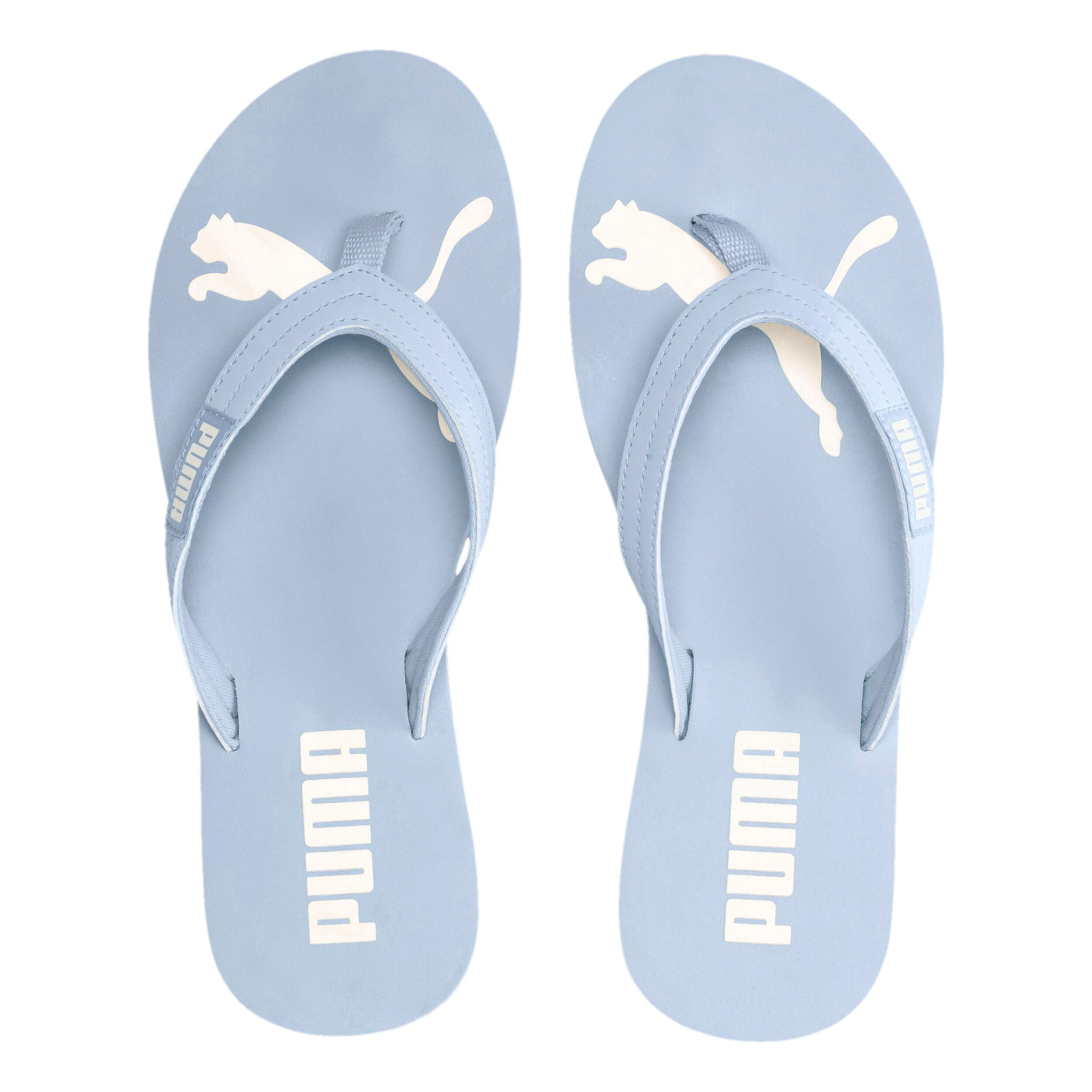 Puma gray outlet flip flops
