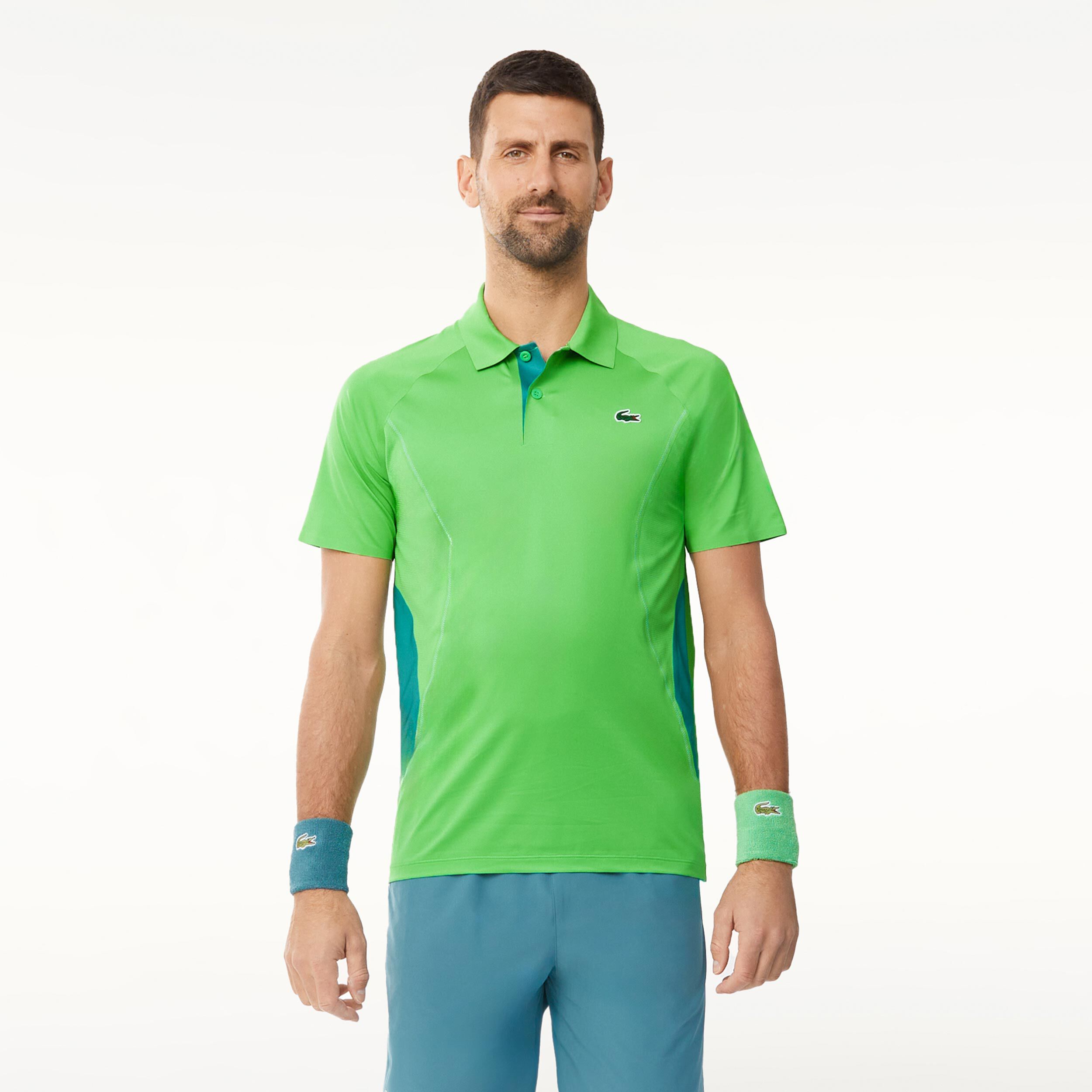 Buy Lacoste Polo Men Green Blue online Tennis Point UK