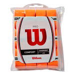 Wilson Overgrips Wilson Burn Pro Overgrip 12 Pack-Orange
