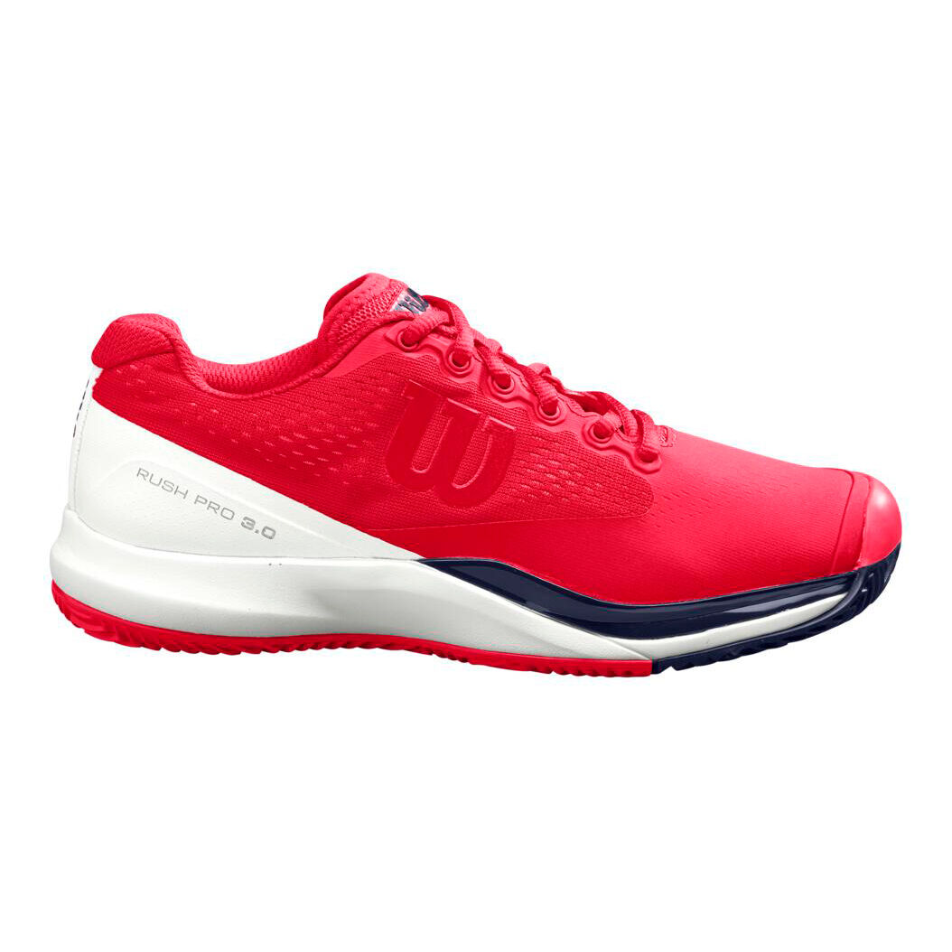 Red platform tennis shoes sales