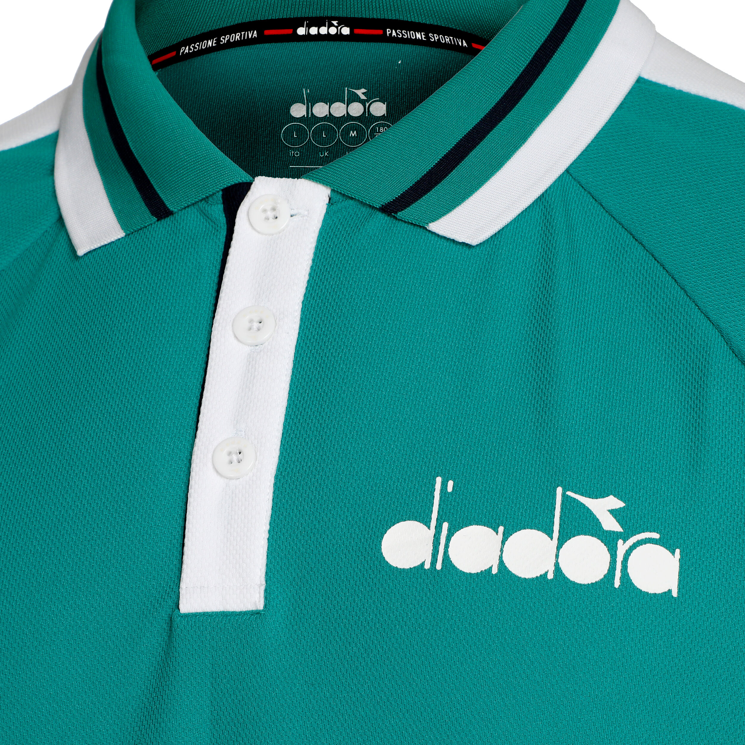 Buy Diadora Icon Polo Men Green White online Tennis Point UK