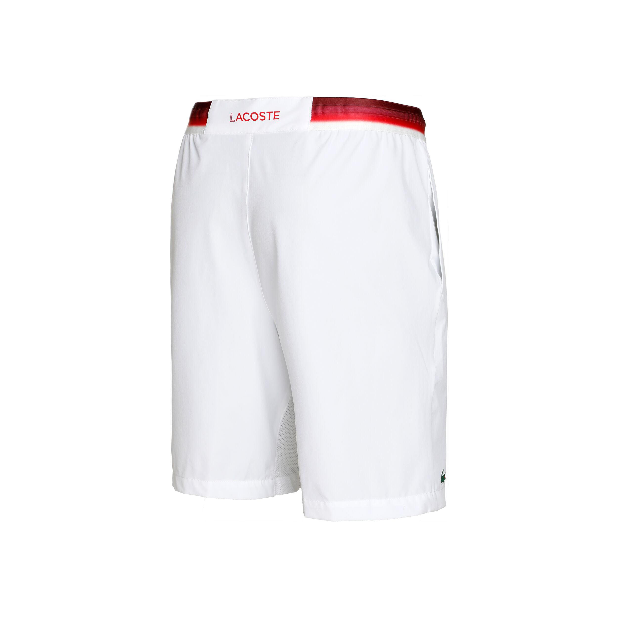 Mens white lacoste shorts hotsell