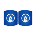 Quiet Please Tennis apparel Quiet Please Short Wristband - 2 Pack Unisex-blue, white