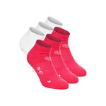 BIDI BADU Clothing BIDI BADU No Party XXL No Show Move Tennis Socks-Pink,White