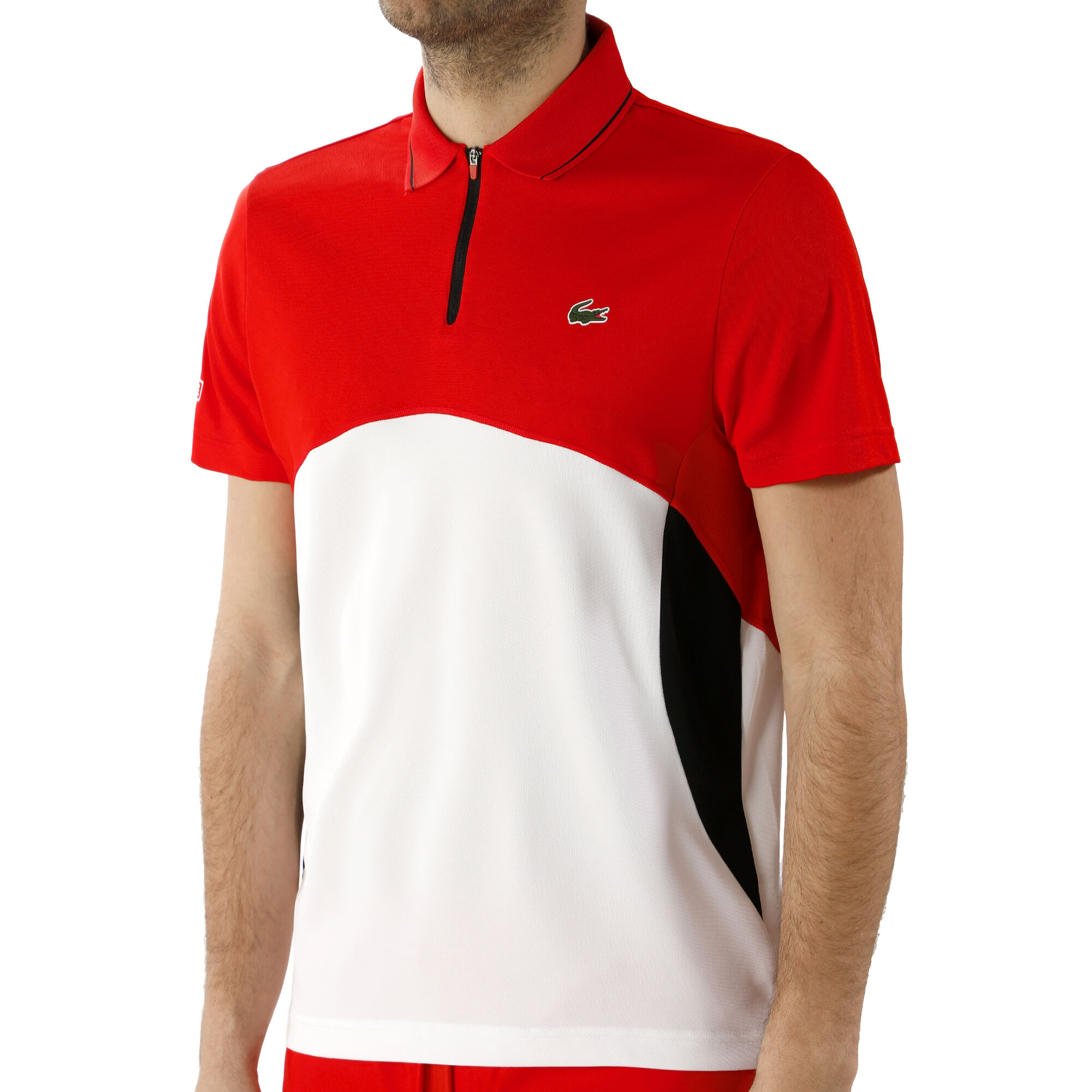 buy Lacoste Polo Men - White, Red online | Tennis-Point