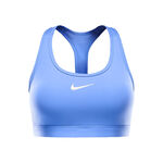 Nike Outerwear Nike Swoosh Medium Sports bras Women - light blue, white