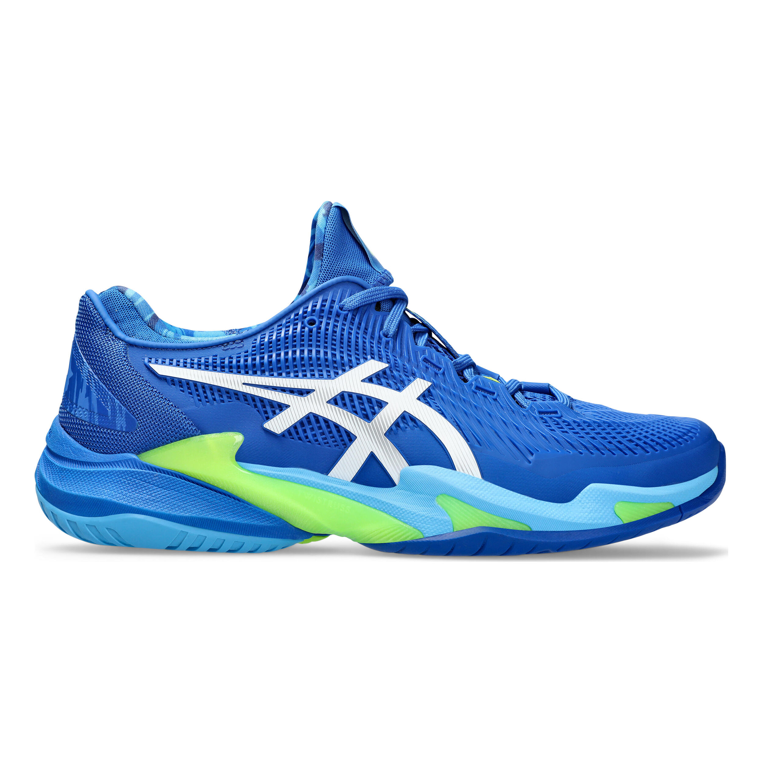 Buy ASICS Court FF 3 Novak All Court Shoe Men Blue Neon Green
