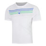 Trainings Stripe T-Shirt Men - white, orange
