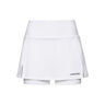 Club Basic Skirt Girls-White,Silver