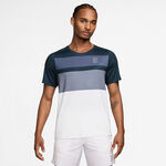 Nike Clothing Nike Court Dri-FIT Advantage Print T-Shirt Men - blue, white