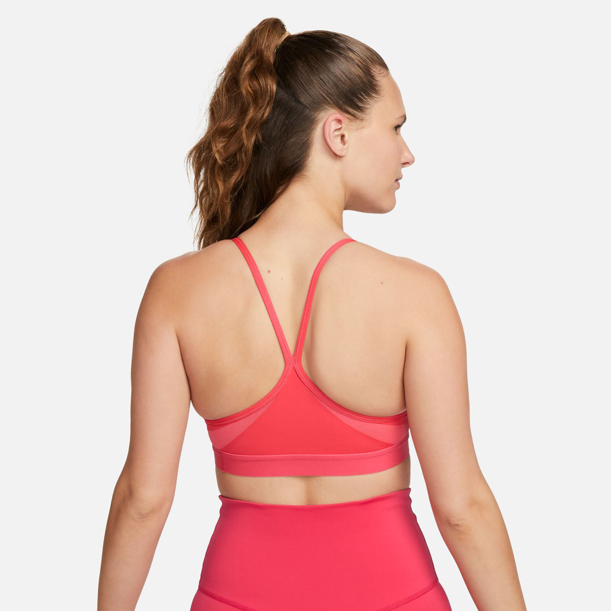 Buy Nike Indy Neck Light Support Sports Bras Women Coral online Tennis Point UK