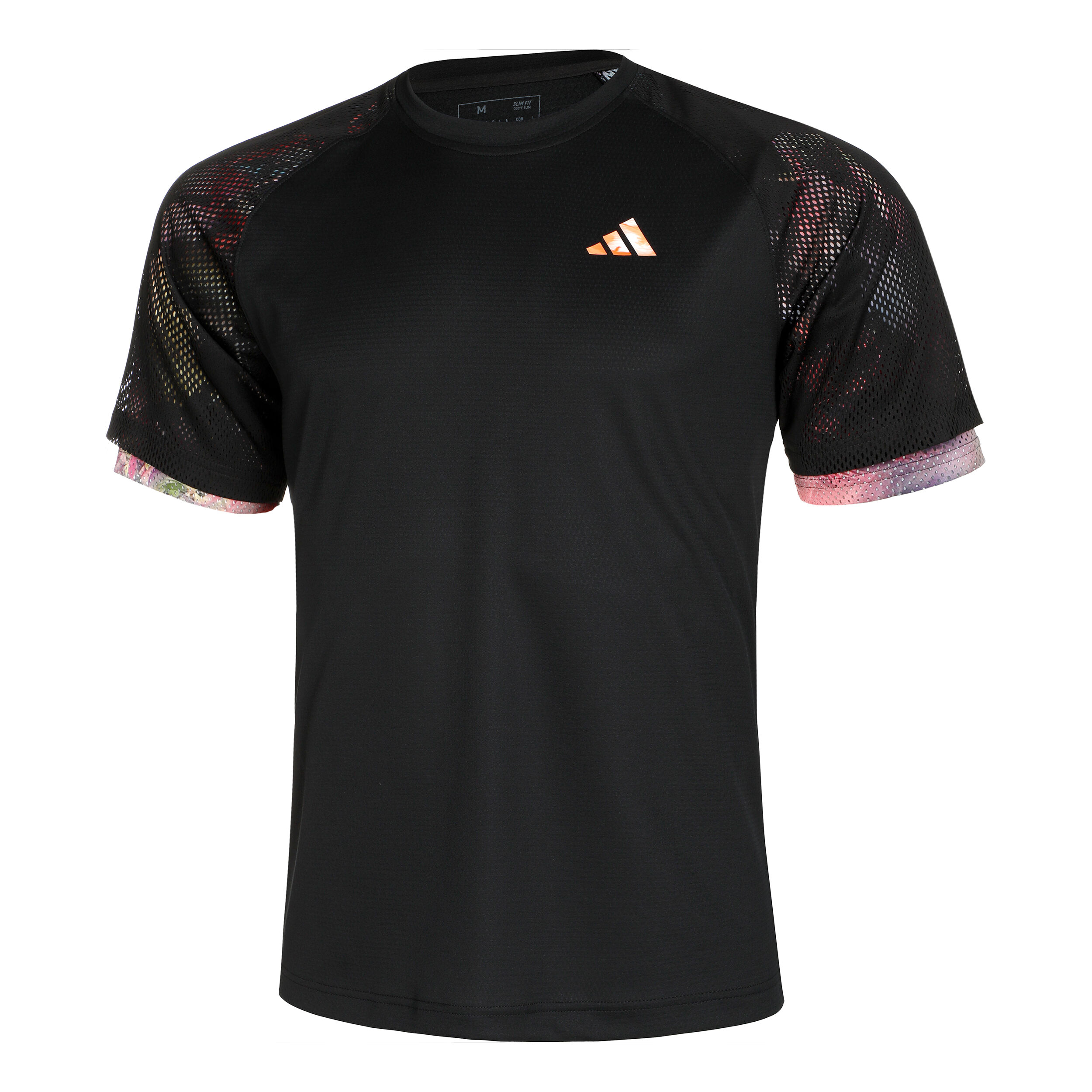 Melbourne Ergo HEAT.RDY Raglan T Shirt Men Black Multicoloured