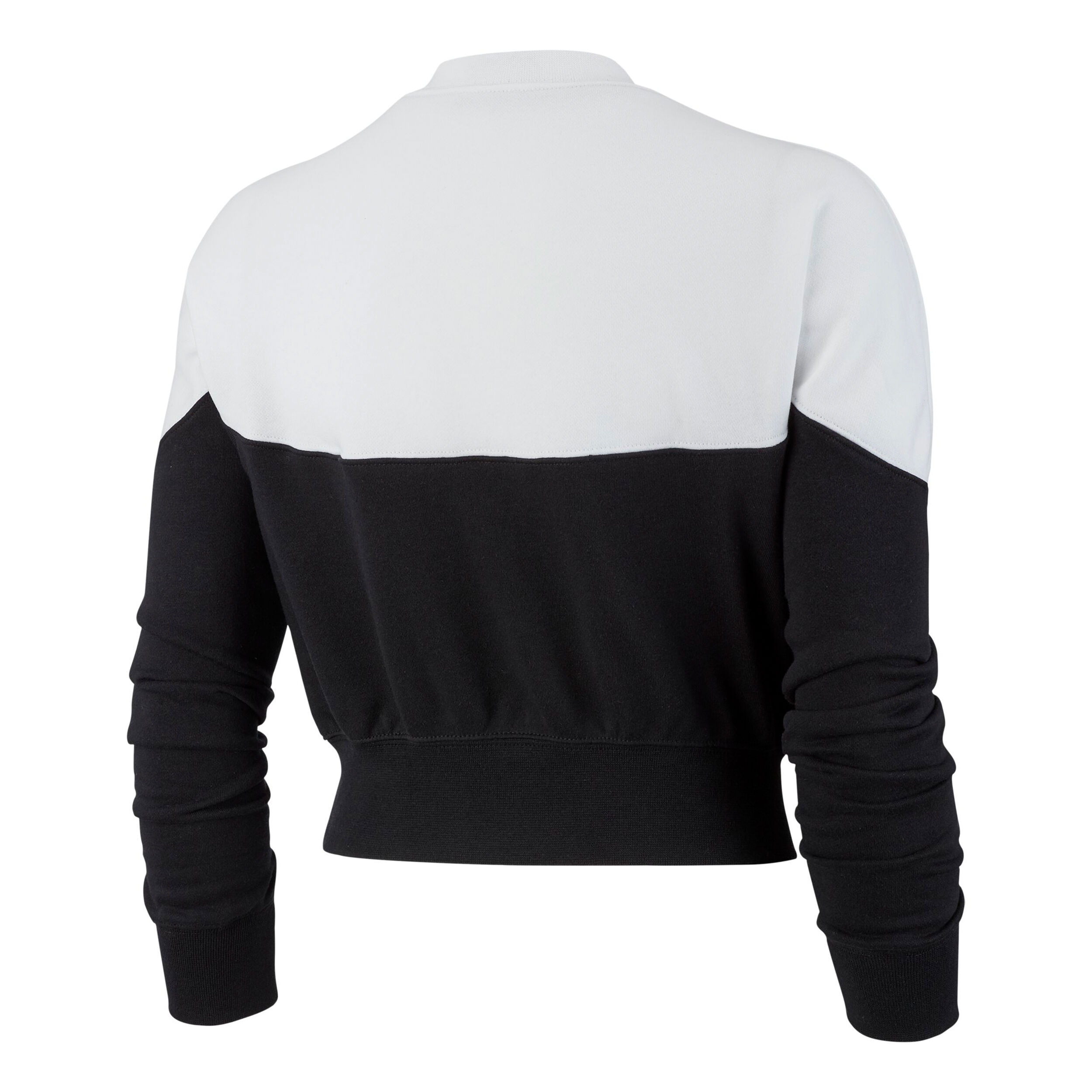 Women's nike black and white sweatshirt deals