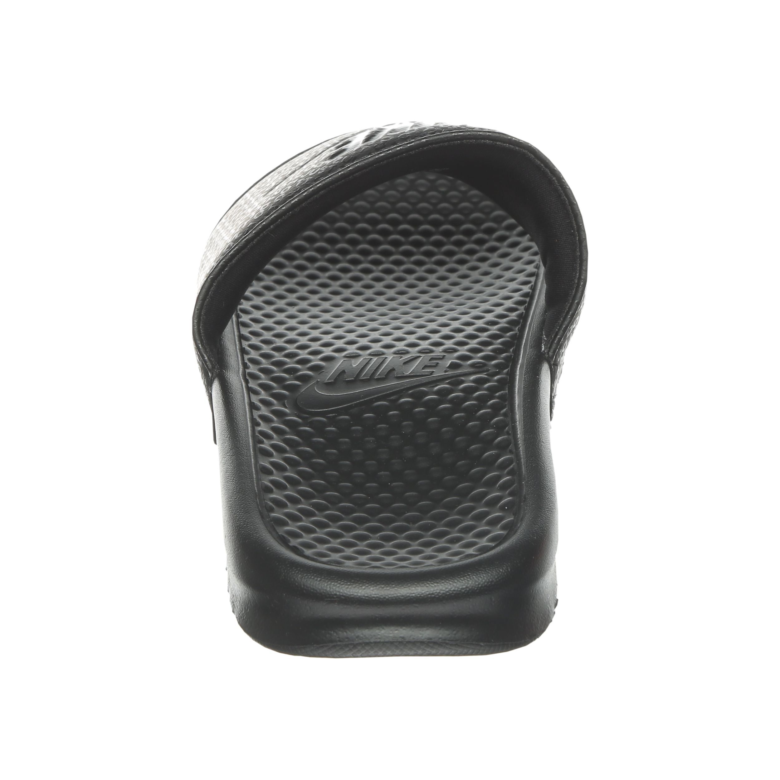 nike slippers black colour