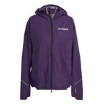 adidas Clothing adidas Terrex XPR Light Rain Running jacket Women-violet