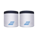 Babolat Clothing Babolat Logo Wristband Unisex - white, light blue
