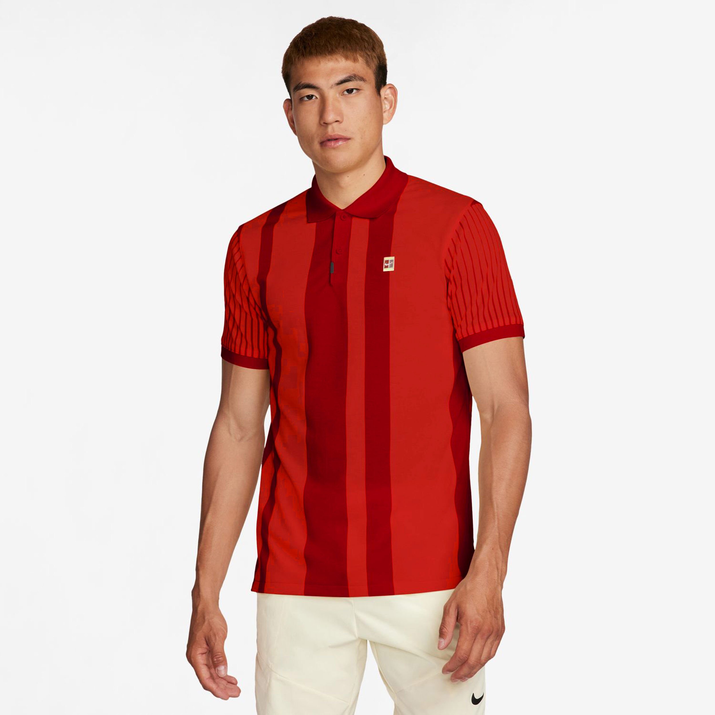 Polo nike rosso new arrivals