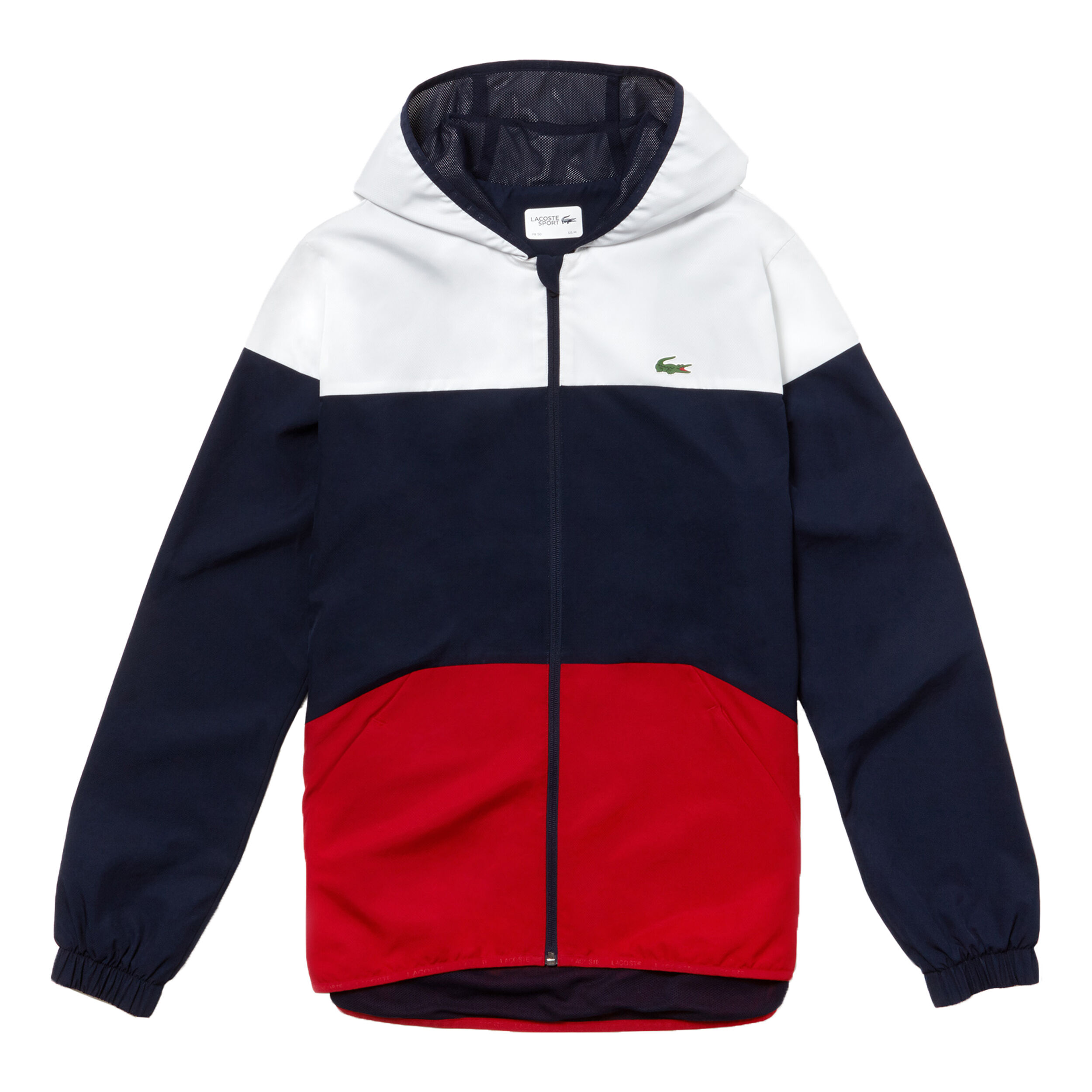 Lacoste bleu blanc rouge cheap