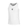 Racerback Tank Top Girls-White,Dark Blue