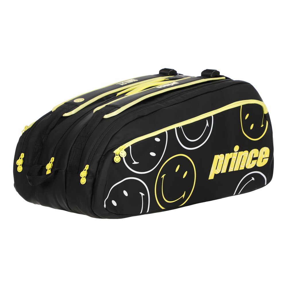 Prince Smiley Racket Bag 12 Pack black
