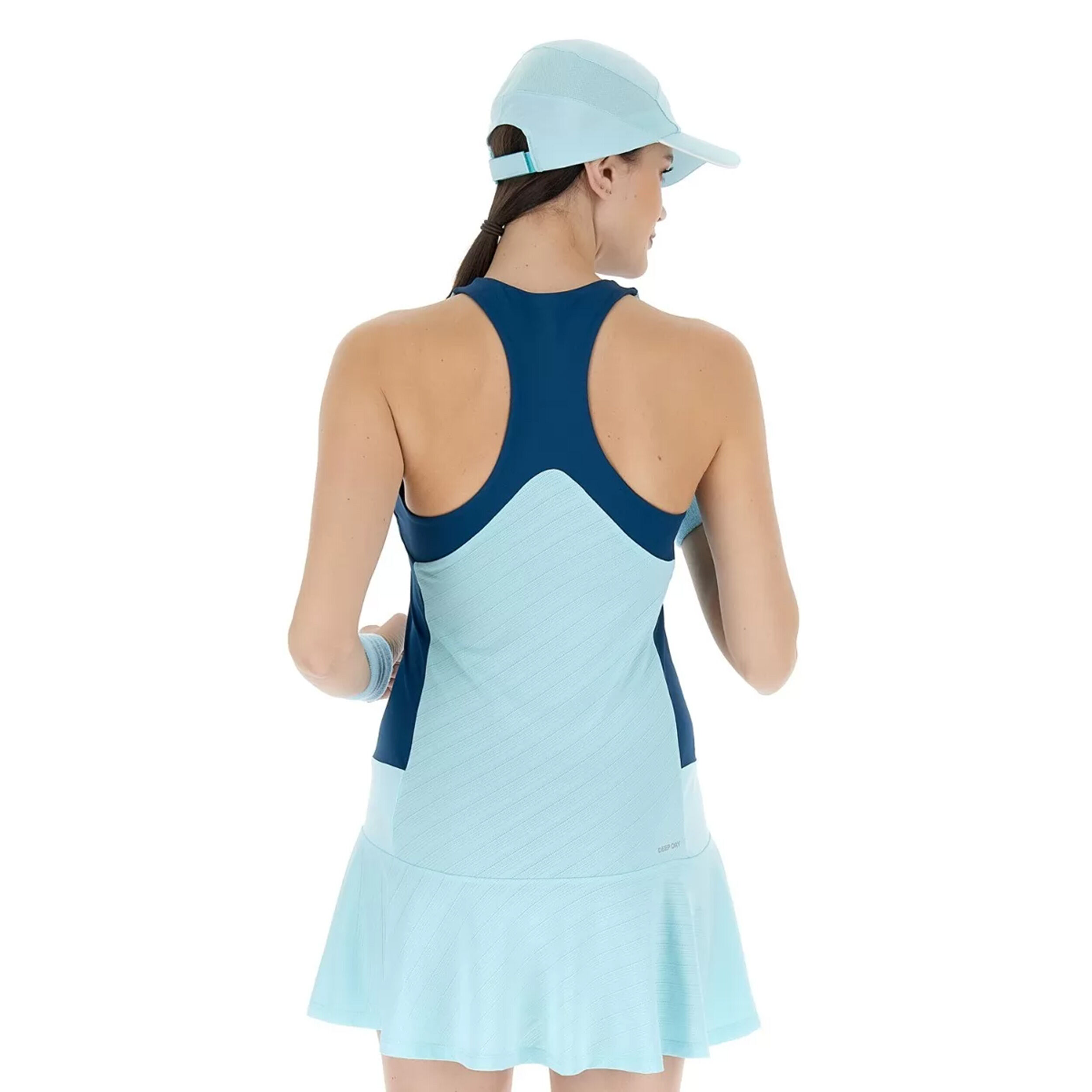 Asics tennis dresses deepblue sales