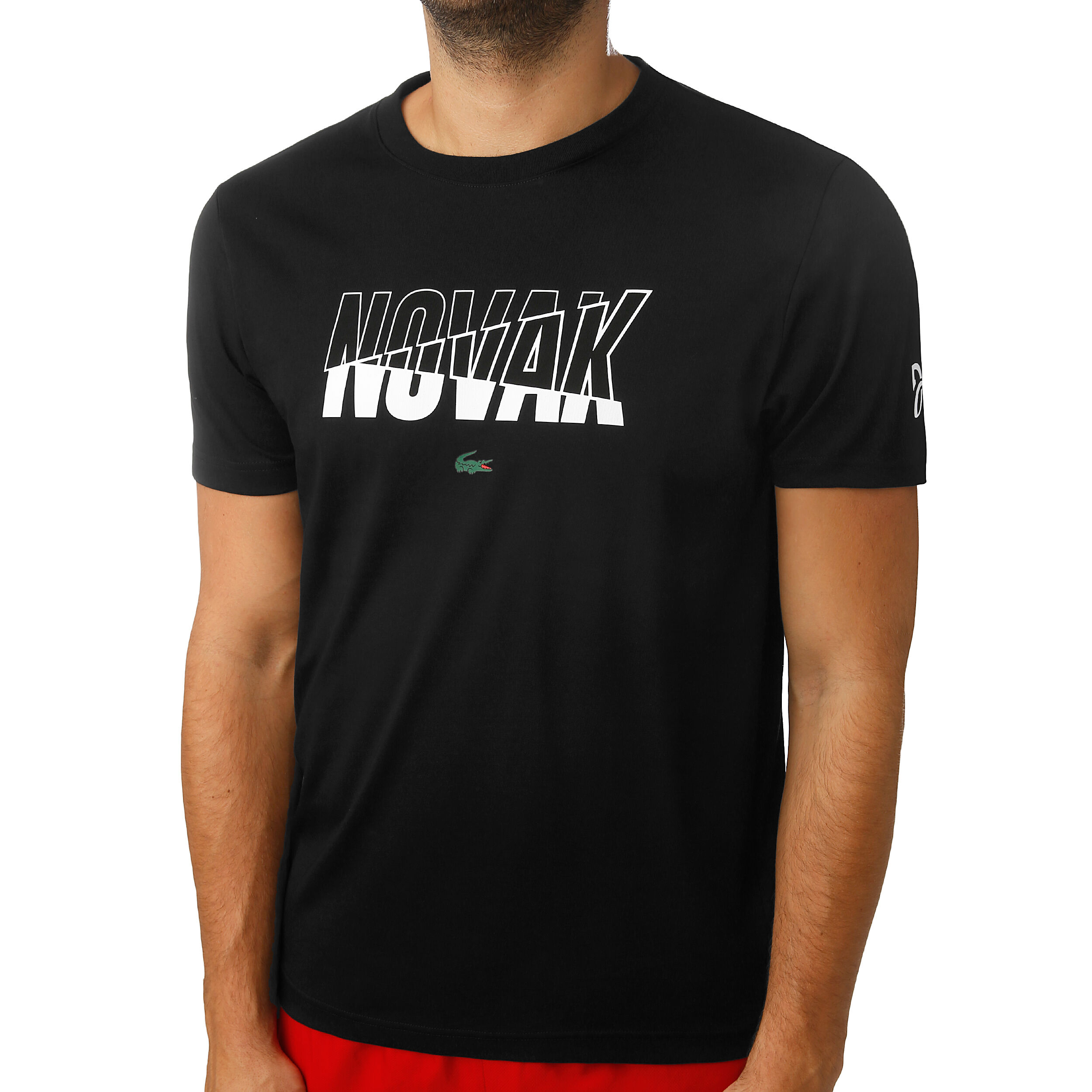 Lacoste t shirt djokovic hot sale