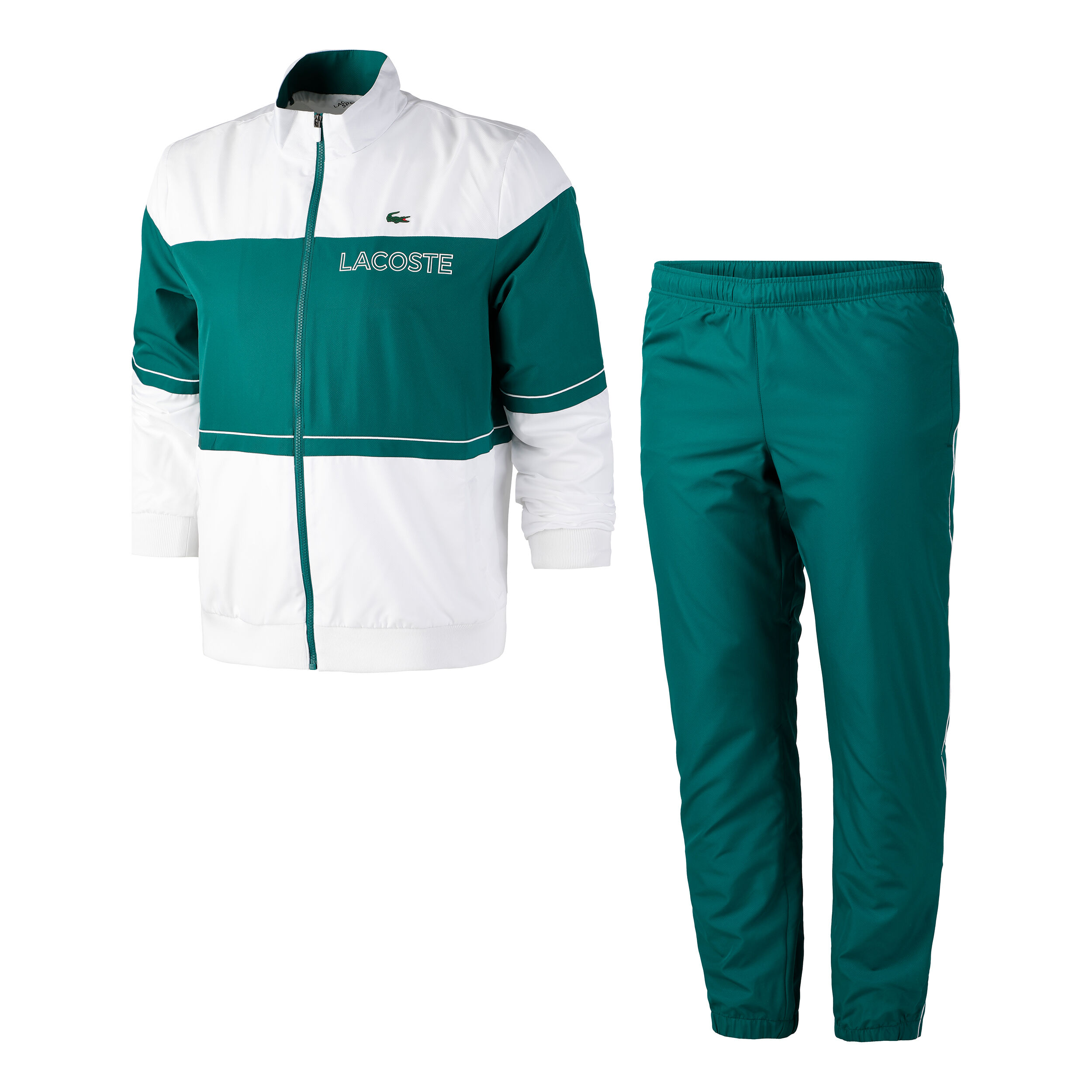 Tracksuit Men Green White