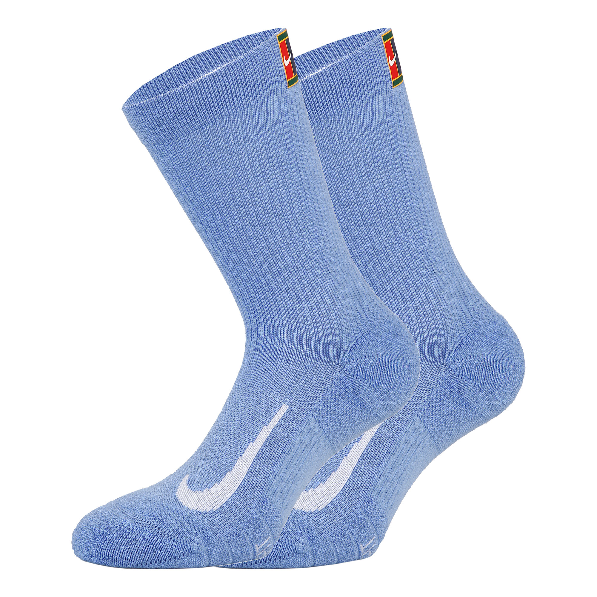 Buy Nike Court Multiplier Cushioned Tennis Socks Light Blue ...