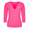 Ariana Tech V-Neck Long sleeve Women - pink, white