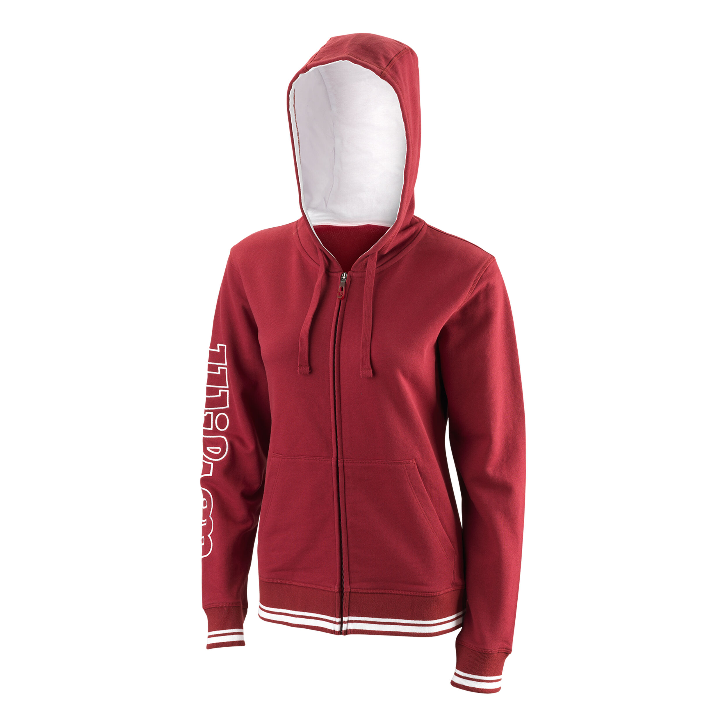 Womens red zip up hoodie sale