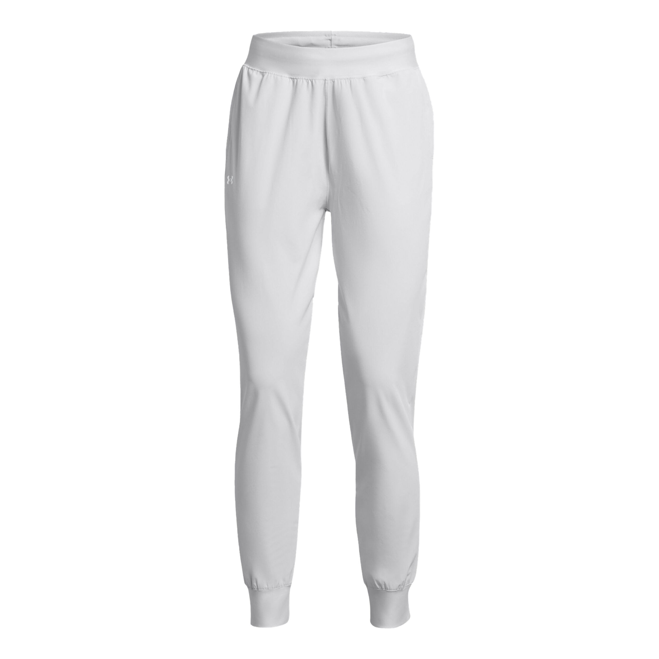 High Rise Woven Training Pants Women Grey