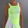 Breeze Tank Top Women-Neon Yellow,White