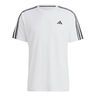 Essentials Train 3-Stripes Training T-Shirt Men-White,Black