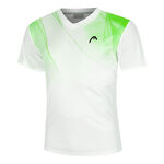 HEAD Clothing HEAD Topspin T-Shirt Men-White,Green