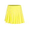 Love Pleated Skirt Women - yellow, white
