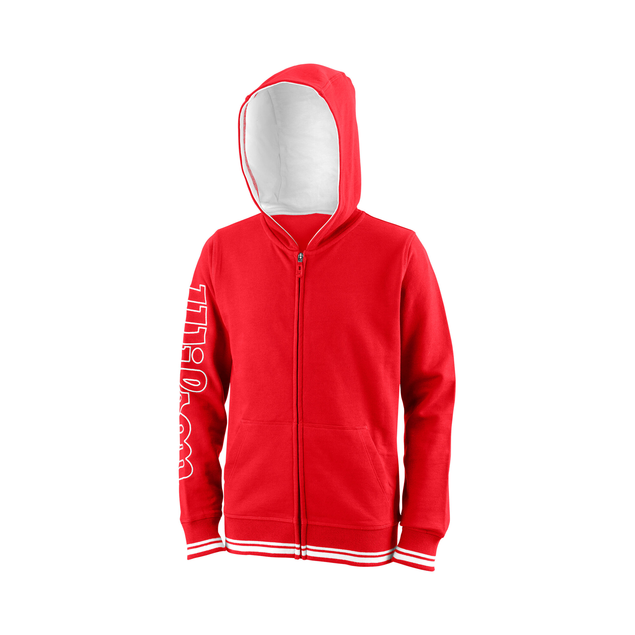 Boys red zip up outlet hoodie
