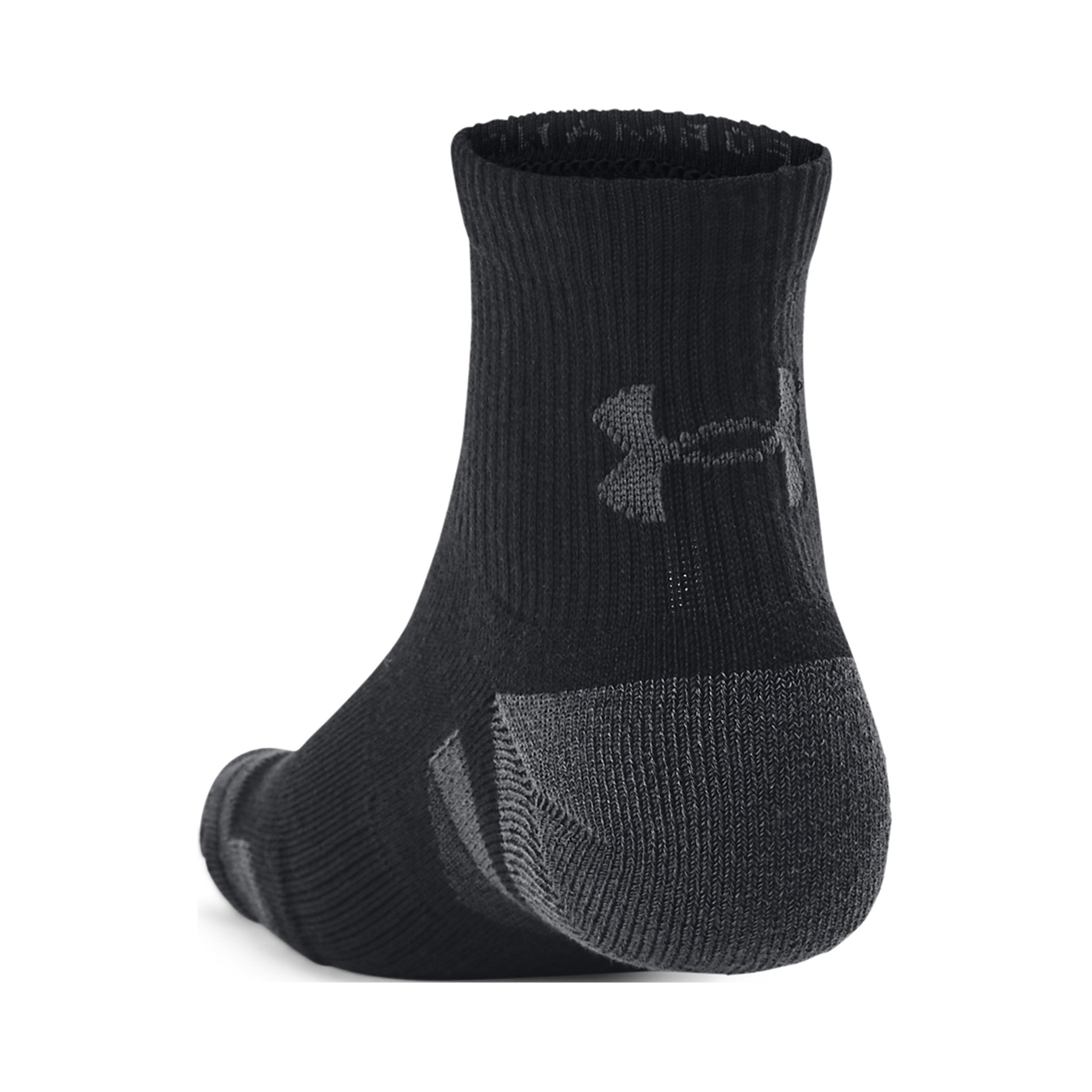 Performance Tech Quarter Tennis Socks Black