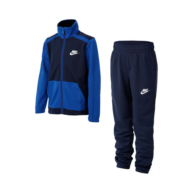 Buy Nike Sportswear Futura Tracksuit Boys Dark Blue, White online ...