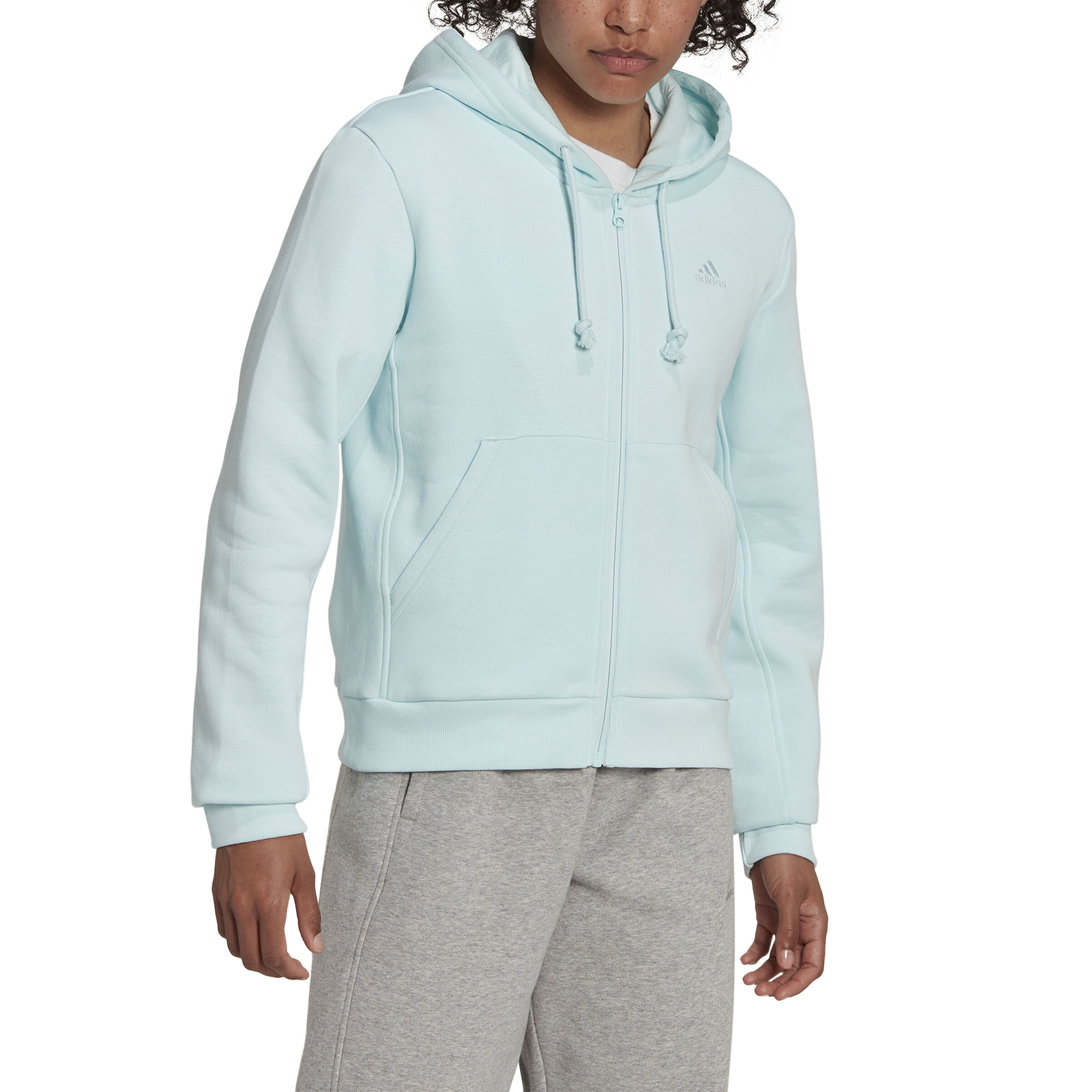 Buy adidas ALL SZN Zip Hoodie Women Light Blue online Tennis Point UK