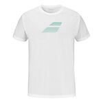 Babolat Clothing Babolat Exercise Big Flag T-Shirt Men-White
