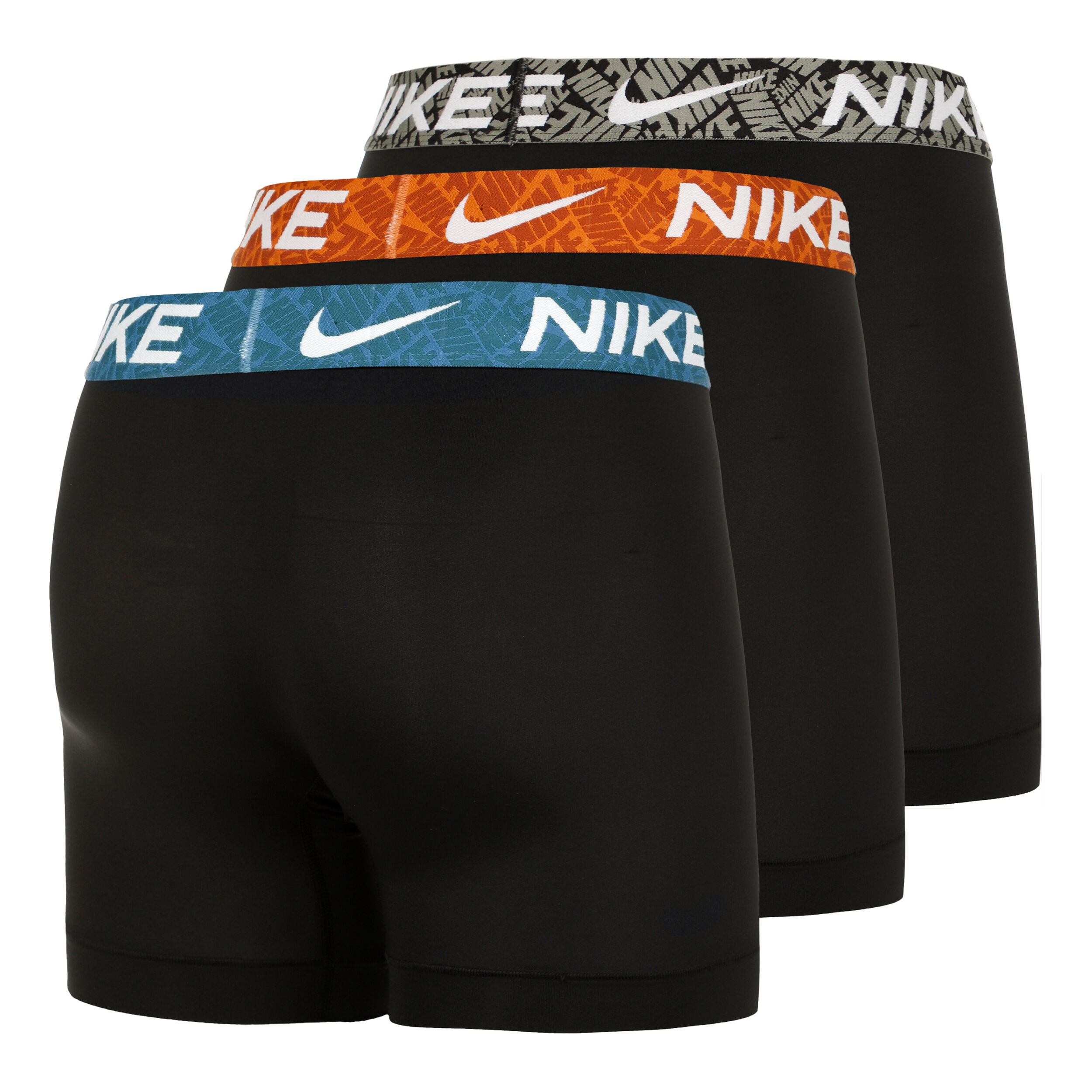 Essential Micro Boxer Brief Boxer Shorts 3 Pack Men Black Multicoloured