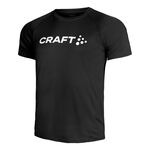 Craft Clothing Craft Core Essence Logo Running Shirt Men-Black