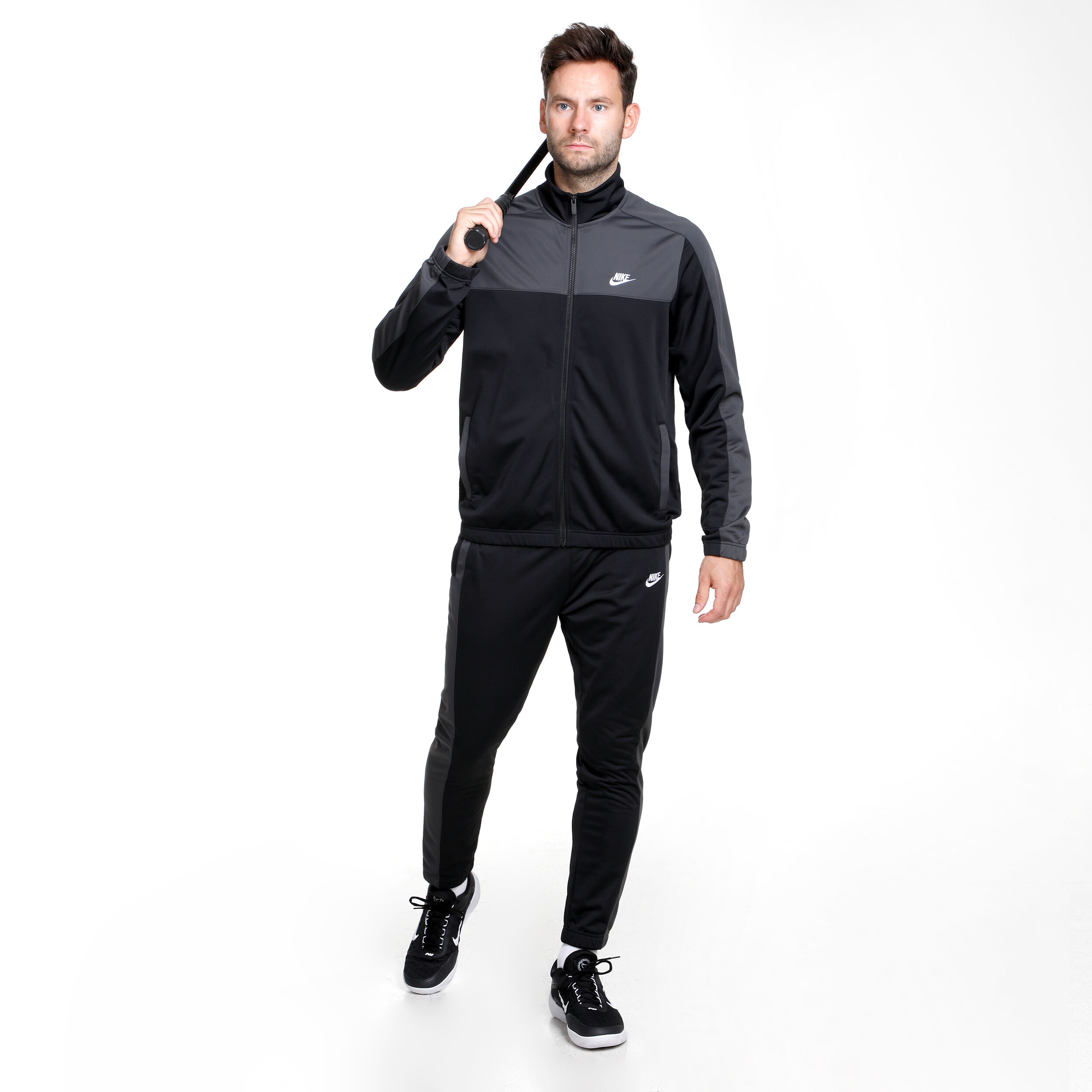 Buy Nike Sportswear Sport Essentials Tracksuit Men Black Grey online Tennis Point UK