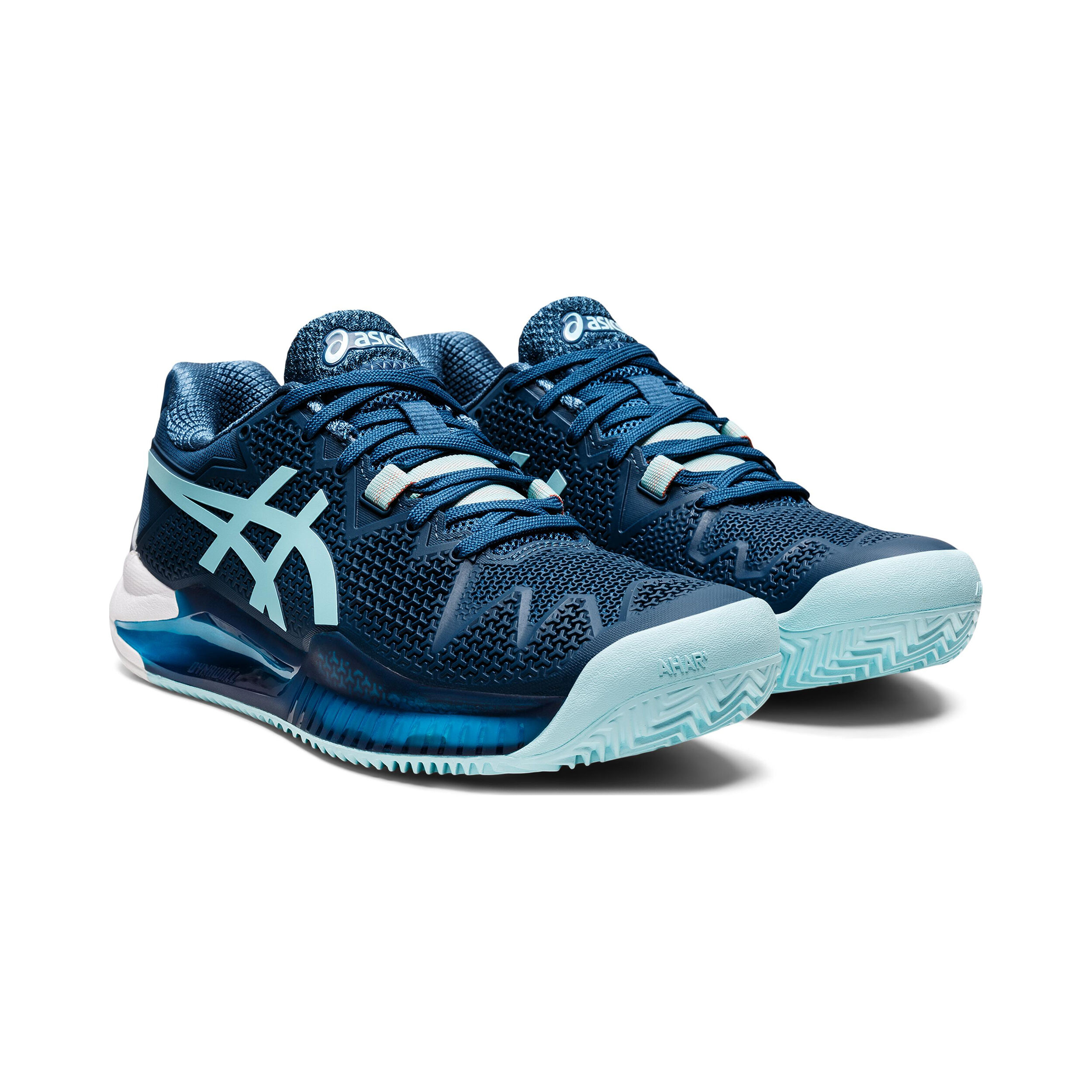 Buy ASICS Gel Resolution 8 Clay Court Shoe Women Dark Blue Light