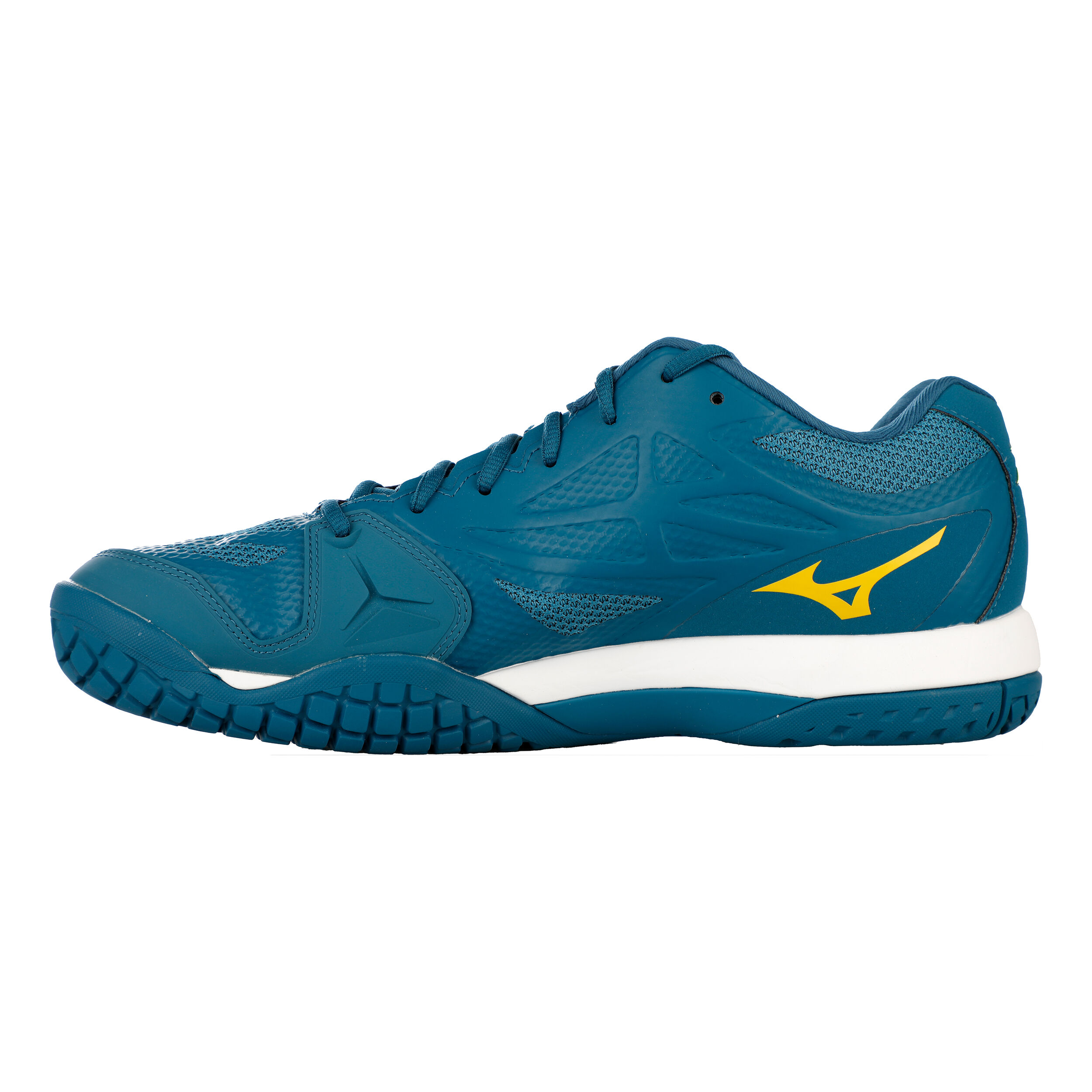 Buy Mizuno Wave Intense Tour 5 All Court Shoe Men Blue Yellow online Tennis Point UK