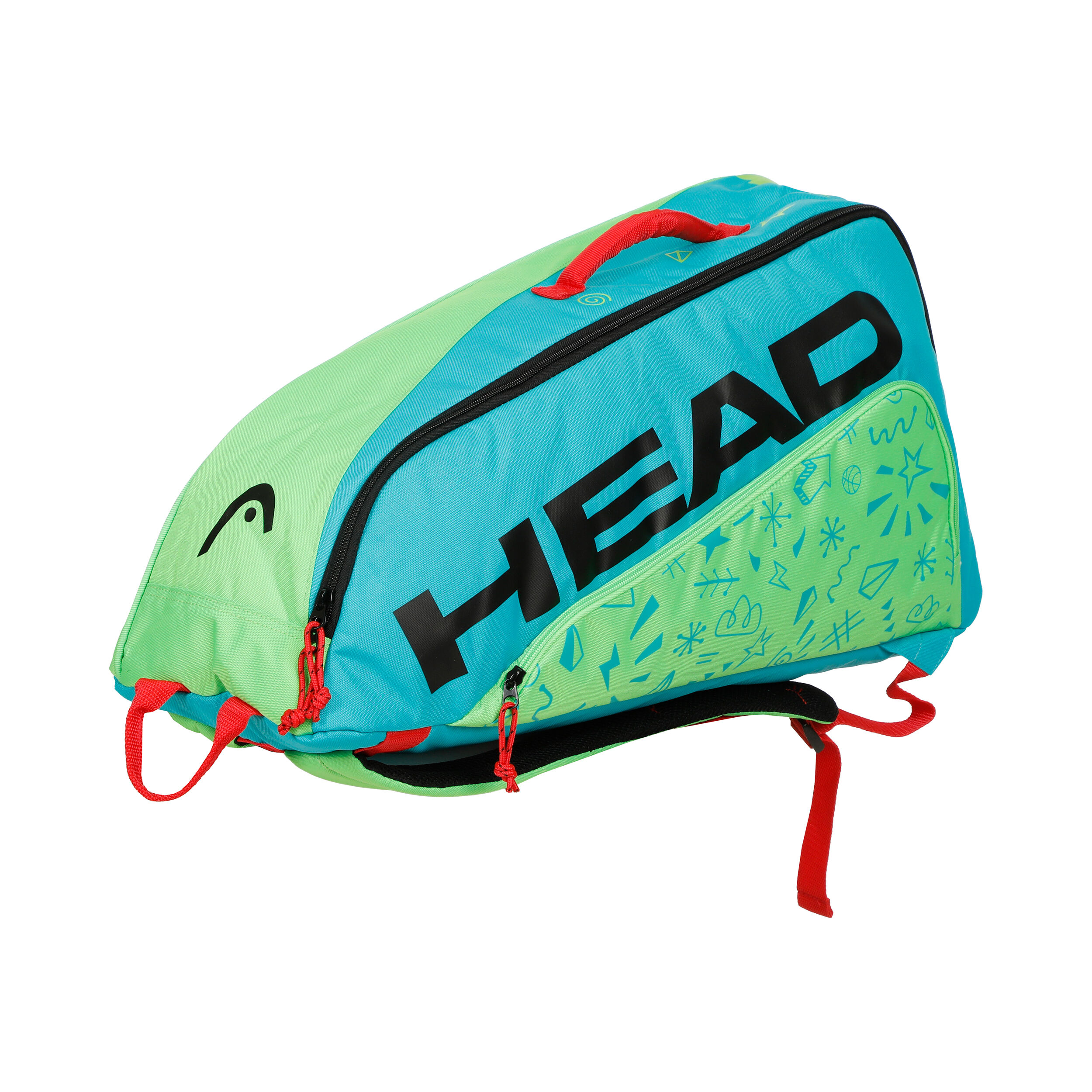 Buy HEAD Junior Combi Novak Racket Bag Blue Yellow online Tennis Point UK