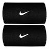 Swoosh Classic Doublewide Wristband Unisex - black, white